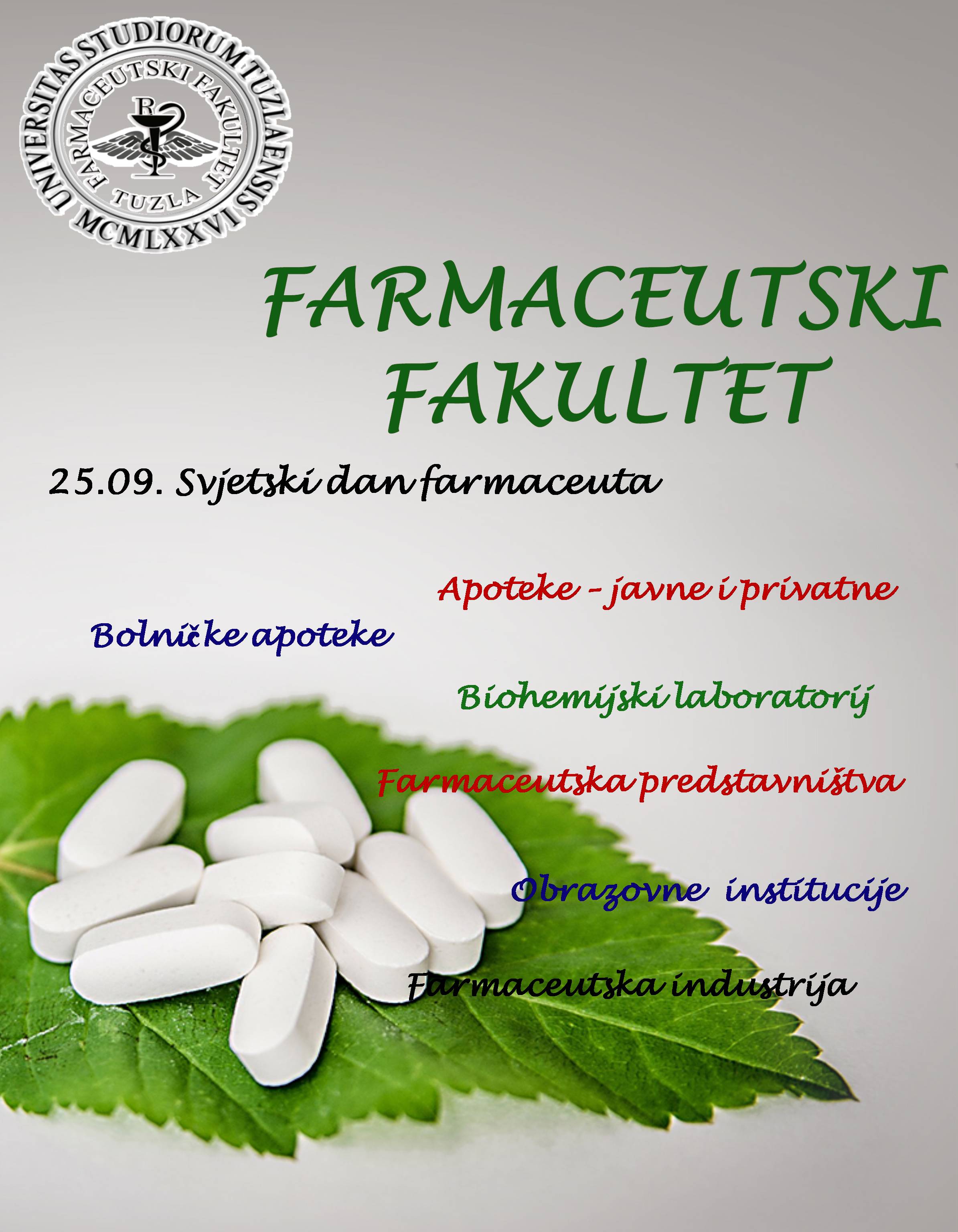 Farmaceutski fakultet -Baner